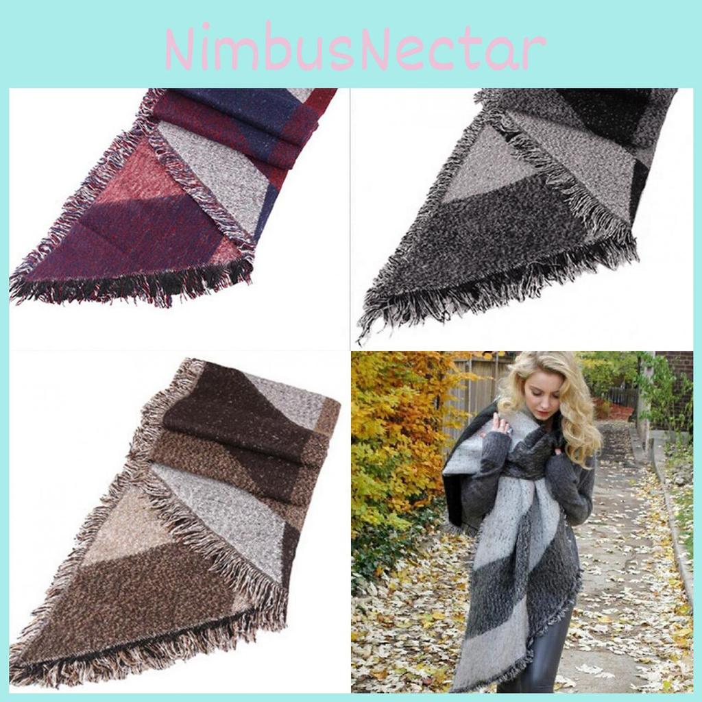 Cozy And Fashionable Women's Cashmere Feel Scarf For Autumn And Winter Warmth