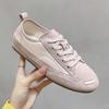 2025 Spring New Niche Retro Canvas Shoes Lace-up Color Matching Forrest Gump Shoes Casual Shoes Versatile Board Shoes
