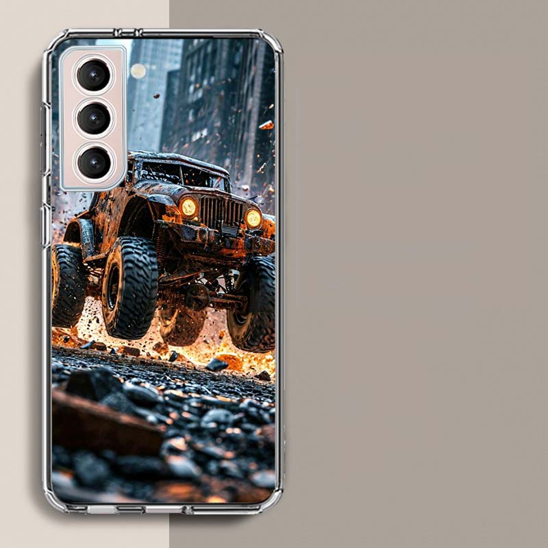 Чехол для телефона 'Внедорожники в грязных горах и на полях' для Samsung A16 A26 A36 A56 A17 A15 A25 A35 A55 A14 A24 A34 A54 A04S