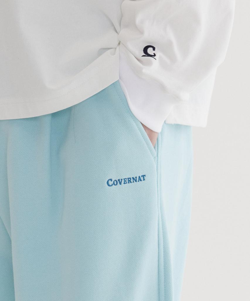 COVERNAT Semi-Wide Authentic Sweatpants Sky Blue