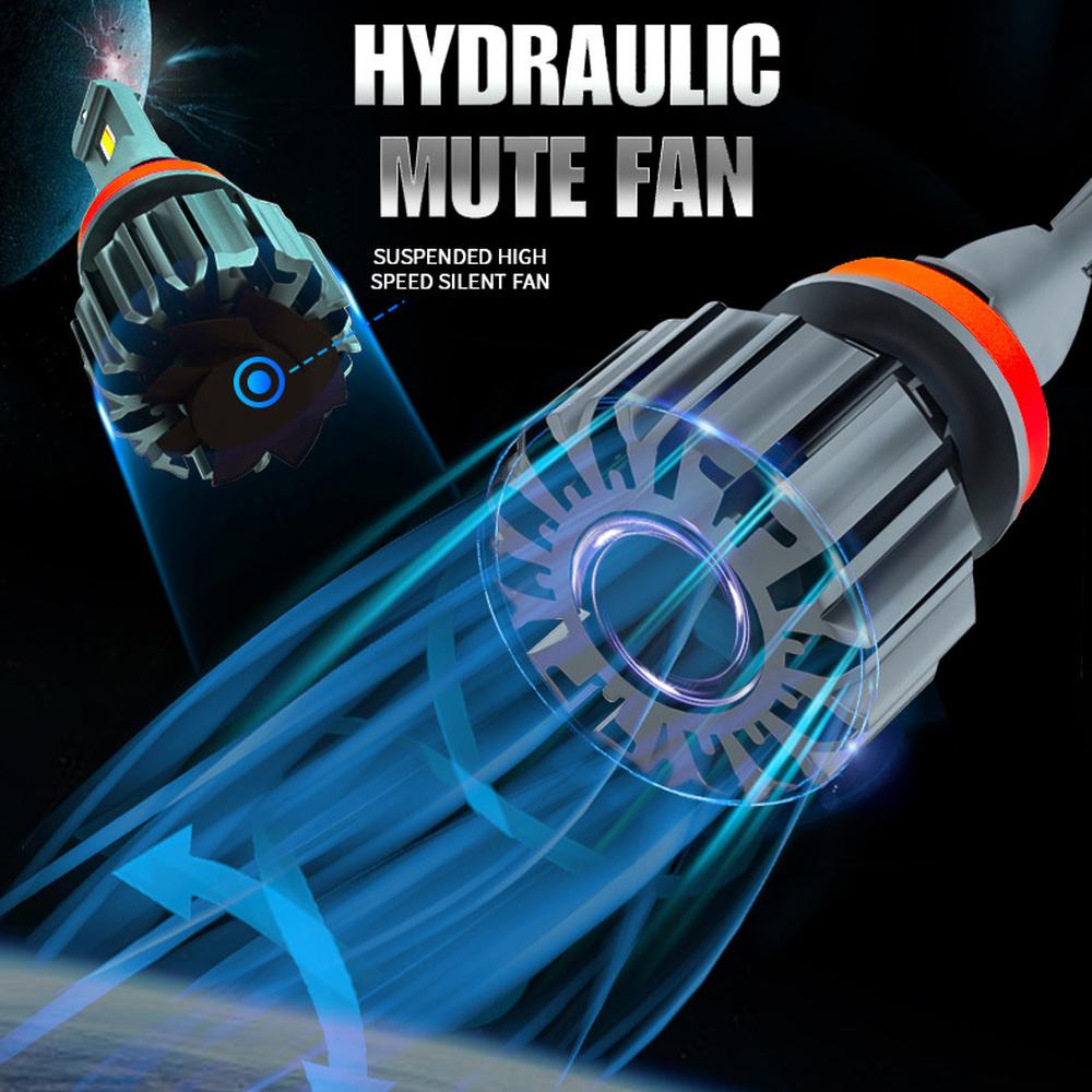 2 шт. 120 Вт H7 H4 светодиодные лампы с двойной медной трубкой светодиодные фонари для автомобиля H1 H11 HB3 9005 HB4 9006 светодиодные лампы для фар