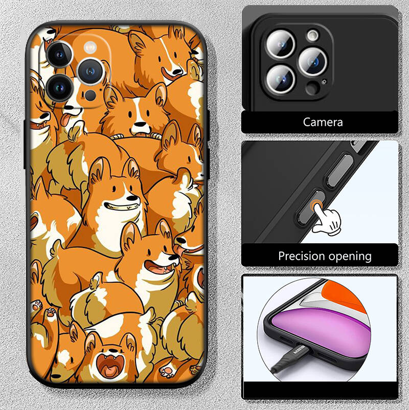 Cute Corgi dog New Phone Case for Samsung S20 S21 S22 S23 S24 FE Ultra Plus Lite S21S A07 A17 A36 A37 A55 A57 F06 F16 M06 M16 M56