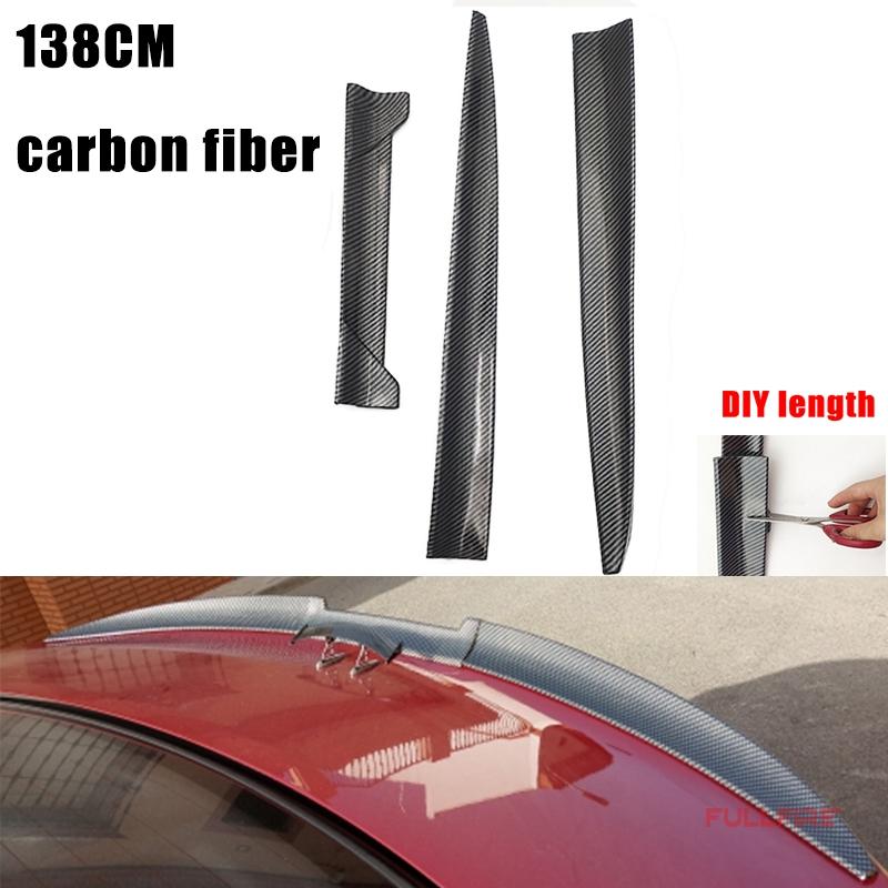Универсальный спойлер «сделай сам», хвостовой спойлер, крыло багажника, ремонт автомобиля, спойлер, крыло, гоночный спойлер, спойлер с лезвием, зуб акулы
