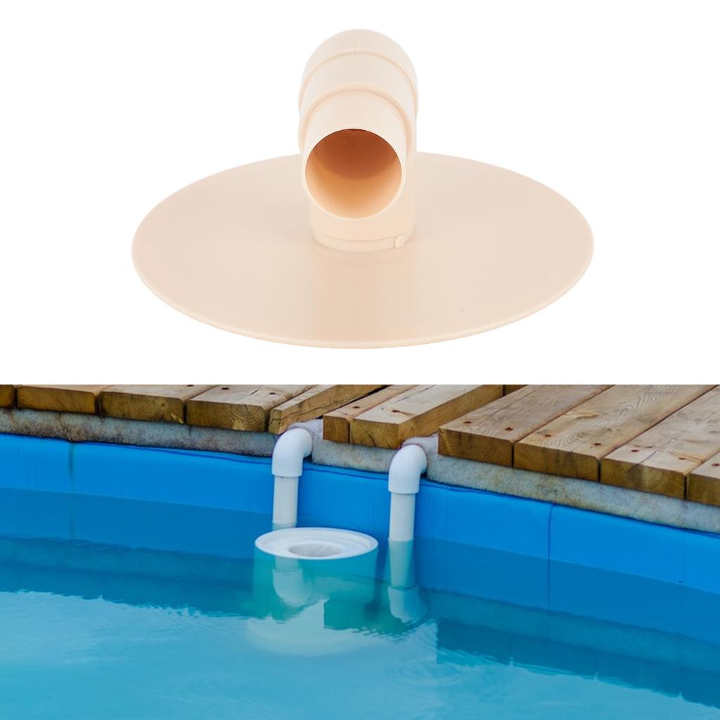 Сменная пластина для вакуумного скиммера для бассейна, адаптерная пластина для вакуумного скиммера с коленом для шланга HydroTools 89