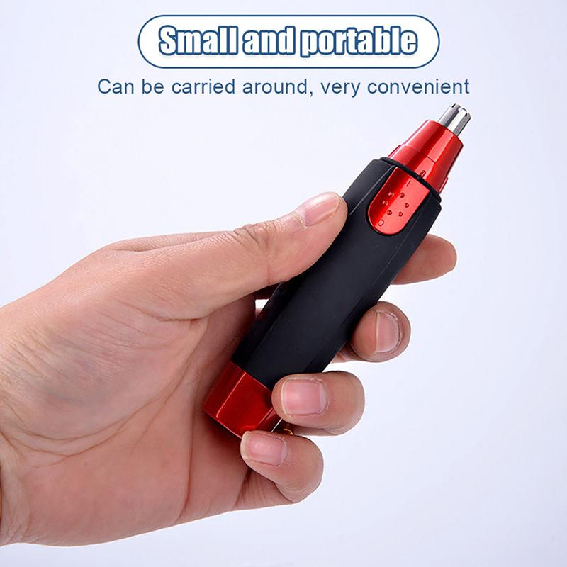 Electric Nose Hair Trimmer Implement Shaver Clipper Battery Operated Men Women Trimmer Shaver