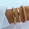 3pcs/set Vintage Creative Snake Bone Chain Bracelet for Women Men Multi-layer -selling Bracelet Sets Party Jewelry Gifts