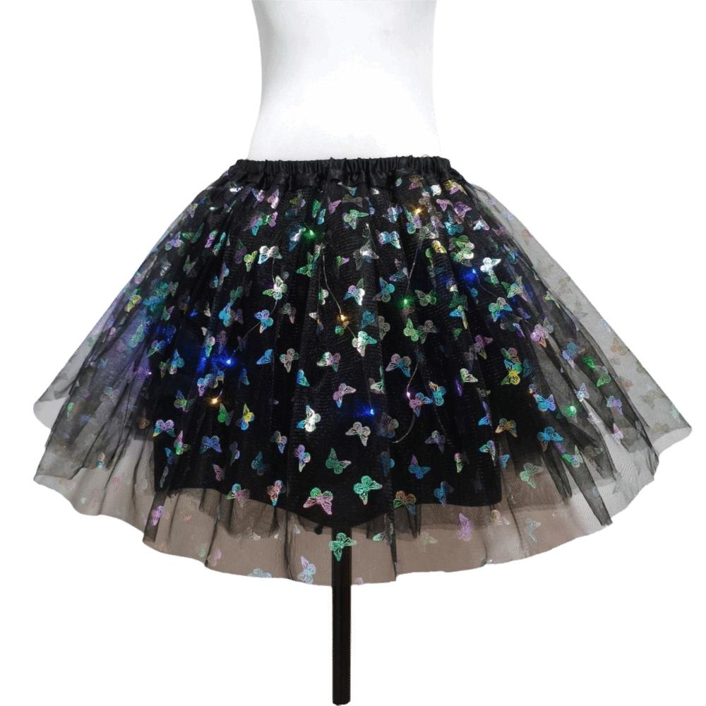 with Liner Adult Tutu Skirt Elastic Waist Cosplay Skirt Halloween Costume Skirt Stage Performance