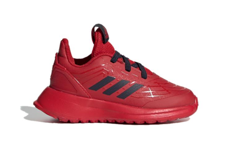 adidas Кроссовки для малышей «Человек-паук» El I, из синтетической кожи, устойчивые к истиранию, низкие, красные, для младенцев и малышей G27556