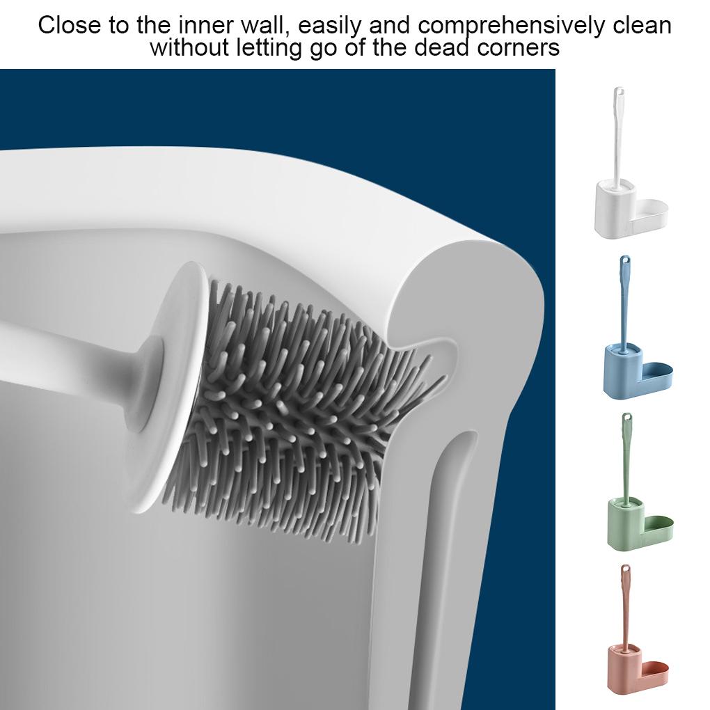 Щетка для унитаза, пластиковый набор щеток для ванной комнаты, настенный инструмент для чистки ручек с держателем