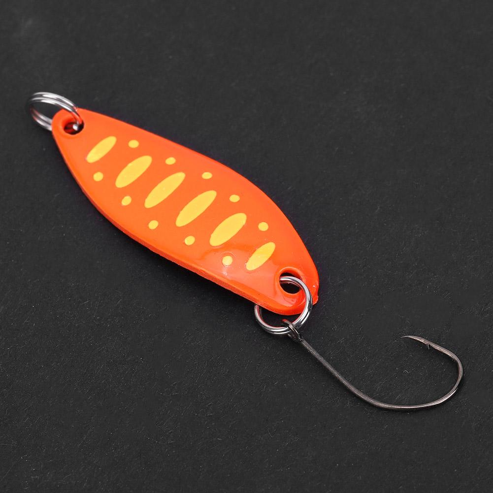 Блесны для форели Блесны для ловли форели Приманки для форели3.5г 3.4см(Оранжево-желтая точка)