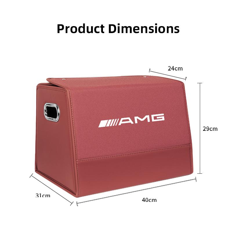 RSTN4 Car Trunk Storage Box Portable Large Capacity Storage Box For Mercedes Benz AMG W203 W206 W220 W205 W211 W212 W201 W168 W169 GLC