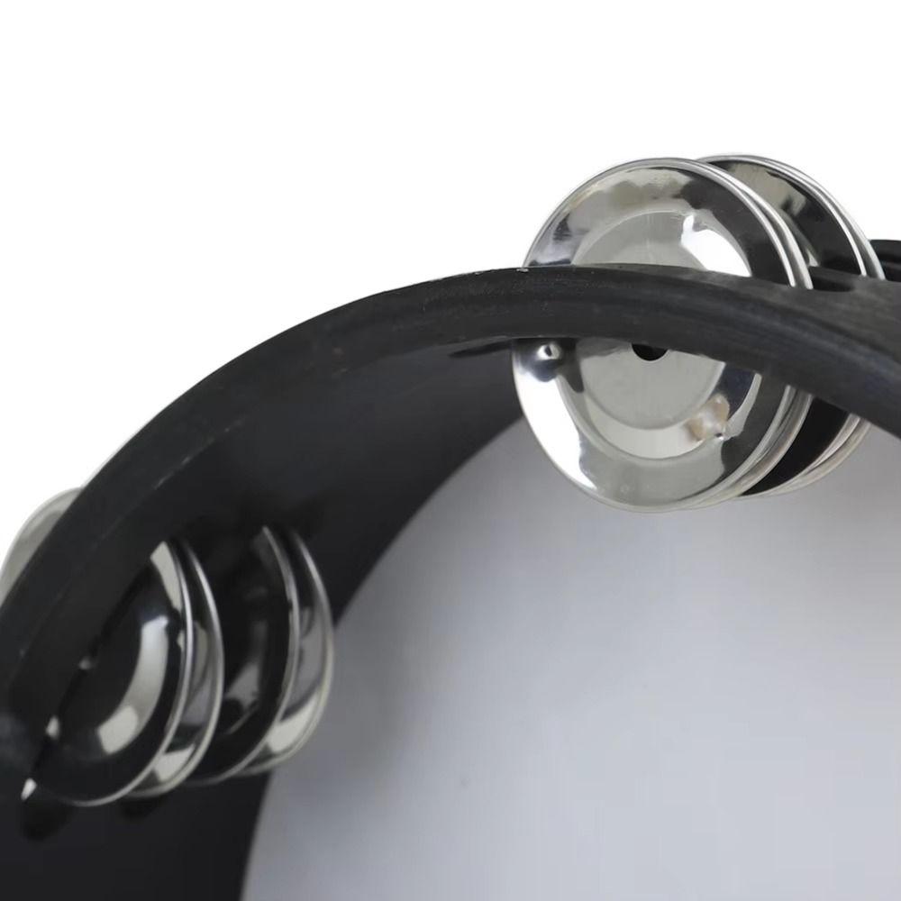 Двухрядный ручной барабан Радужное дерево Детский барабан Прочный тамбурин Музыкальный инструмент