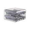 Household Refrigerator Drawer Style Egg Boxes Food Grade Preservation Organization Plastic Kitchen Egg Double-Layer Storage Box