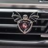 Автомобильный зажим для вентиляции в форме летучей мыши в форме черепа, декор со стразами, автомобильный освежитель воздуха, зажим для духов, ароматерапии