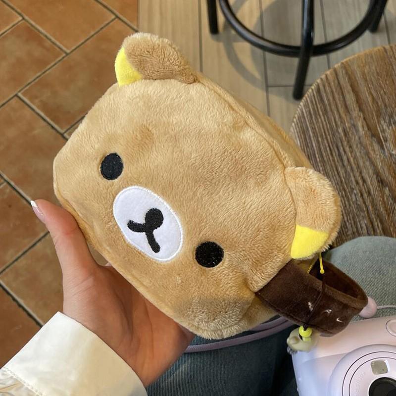 Плюшевый пенал и косметичка Rilakkuma - Милый японский мультяшный стиль для девочек