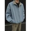 Мужская модная клетчатая куртка с цветовыми блоками - Повседневная с воротником-стойкой, Весенне-осенняя мода, Универсальный свободный крой, Парная верхняя одежда.