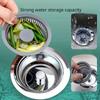 1/3pcs Kitchen Water Storage Press and Bounce Filter Sink Accessories for Odor Prevention - Thickened Kitchen Sink Accessories -