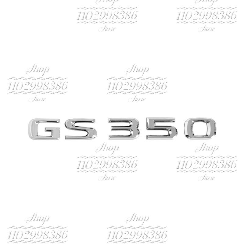 For Car Trunk Badge Sticker 3D Chrome Glossy Black ABS Letters GS200t GS250 GS300 GS400 GS460 GS450h HYBRID Emblem