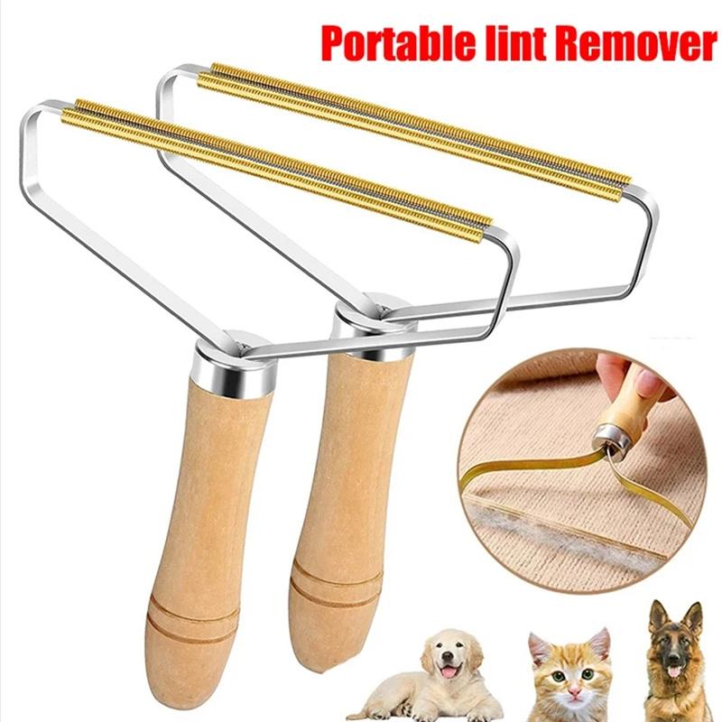Скребок для удаления ворса для одежды, валик для чистки шерсти домашних животных, пальто, ковры, шерстяная щетка для бритвы для удаления ворса, анти-плюш, 1 шт.