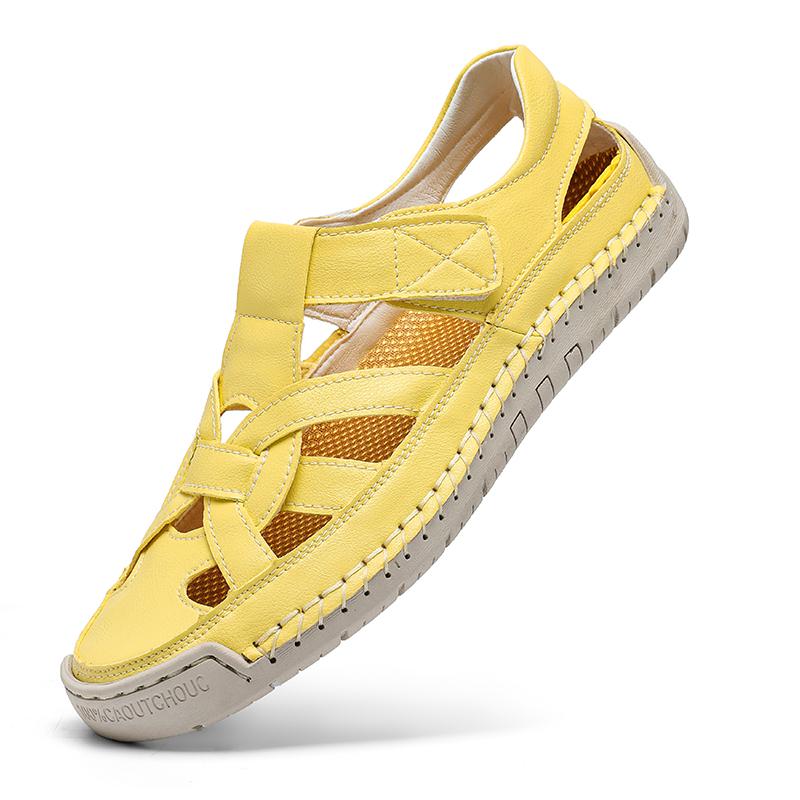 Модный бренд Летние дофаминовые цвета Унисекс Удобные сандалии на мягкой подошве Модные уличные мужские Перфорированные Дышащие Повседневные Пляжные туфли