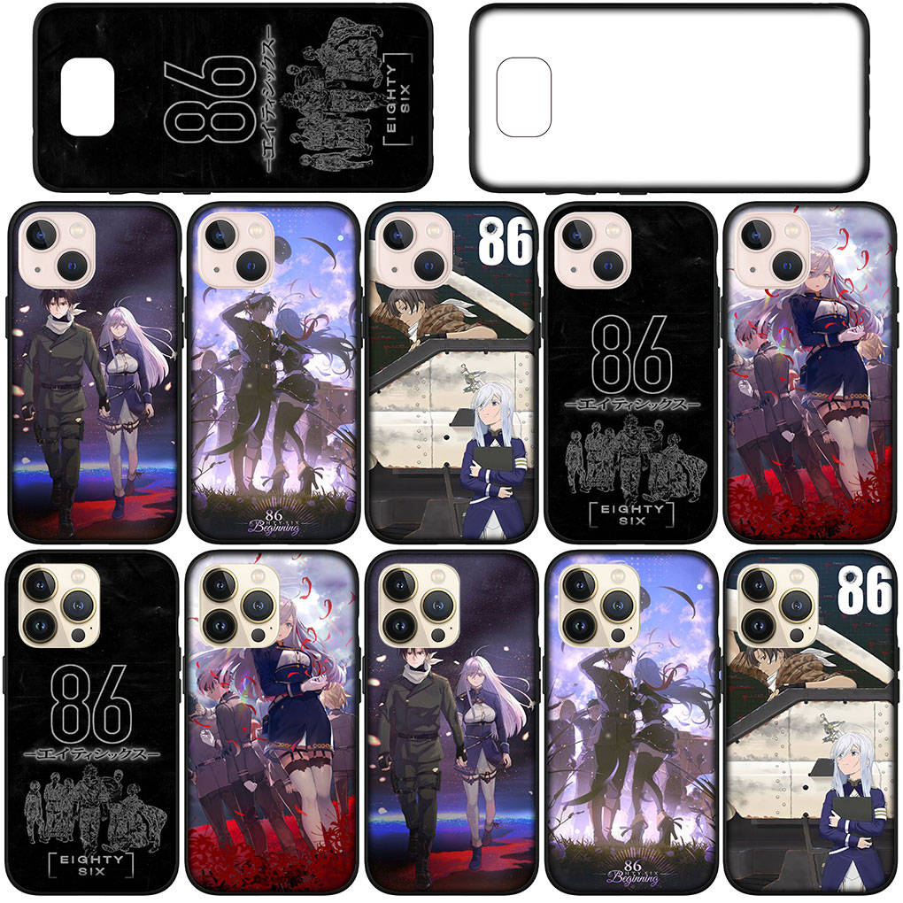 Чехол для iPhone 16 15 Xiaomi Redmi Note 14 13 12 11 Pro Max X 8 9 16e Samsung Galaxy S25 S24 S23 Moto G54 OPPO Huawei 86 Eighty Six аниме-чехол для телефона