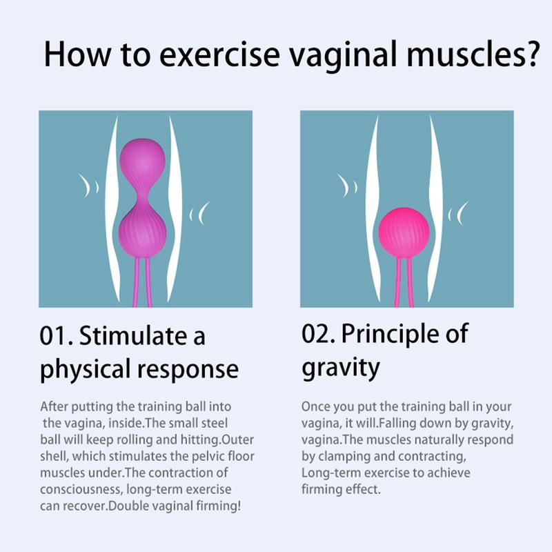 Adult Silicone Beads Vaginal Ball for Women Smart Geisha Kegel Ball Chinese Ben Wa Ball Tightening Exerciser Adult Products