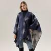 Ginkgo Biloba Shawl High-End Large Shawl Thermal Cape Travel Cape Outside Women