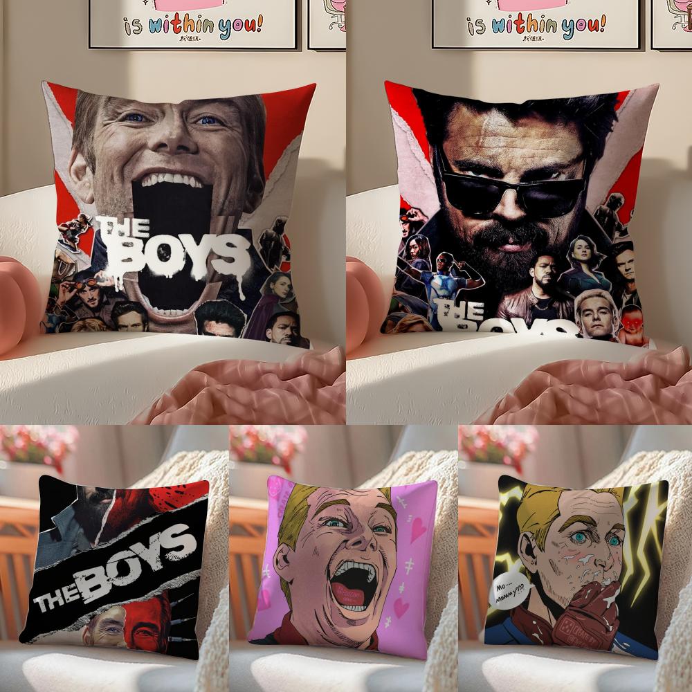 TV Show The BBoys Cushion Cover Pillowcase Short Plush Invisible zipper Room Sofa Cushion Cover