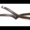 Premium Quality Empty Channel Leather Bridle Parts V Shape Brow Band 10 MM.