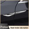 Наклейка-эмблема на крыло из нержавеющей стали для Proton X70/X50