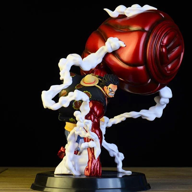 Коллекционная фигурка One Piece - Четыре стадии Манки Д.. Луффи Король Обезьян Пистолет Большой Удар GK Модель В Наличии Оптом