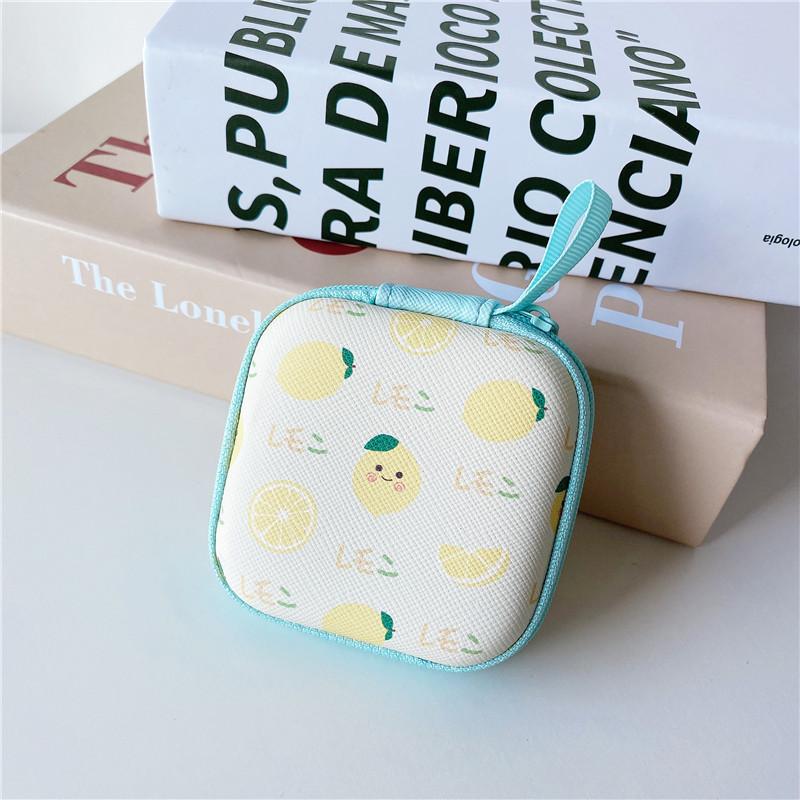 9,5*13,3 см коробка для наушников на молнии кабель для передачи данных зарядная линия кабель чехол для хранения сумка для женщин и девочек помады карты коробка для хранения монет