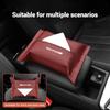 WVQ5   Car Tissue box Interior Leather Paper Tissue Storage Box Accessory For Mercedes Benz AMG W204 W205 W203 W211 W212 W213 W169 W220