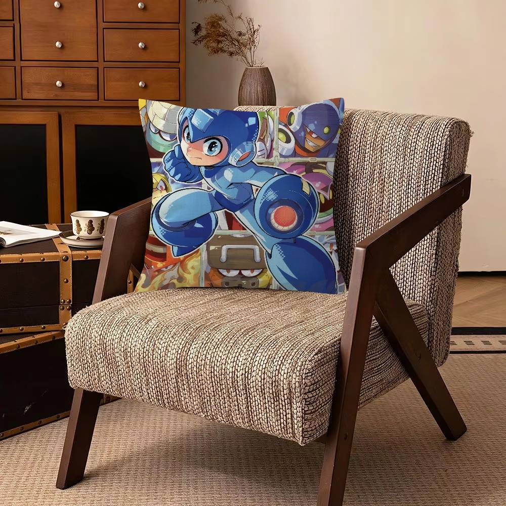 Игровой Megamans Декоративная наволочка в модном стиле вкладыш не включен дизайн с имитацией вышивки R-Rockman