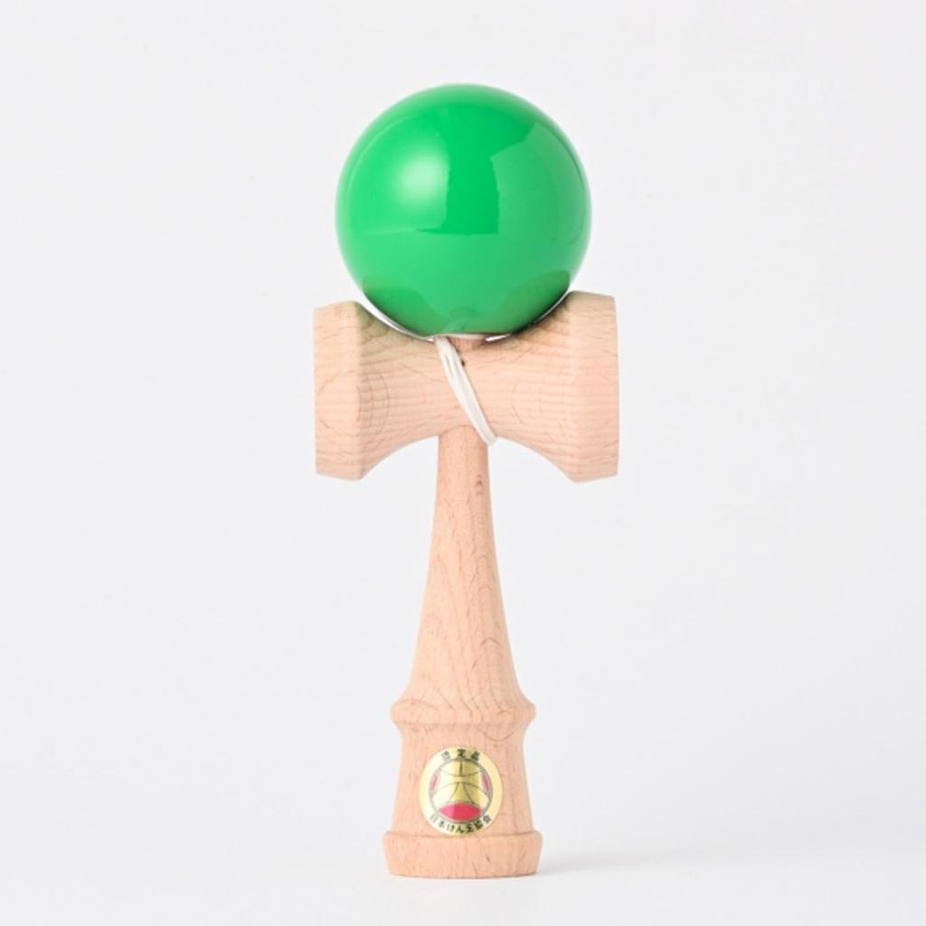 Gentosha Official Kendama STARS Revised Edition Green One Size 479122