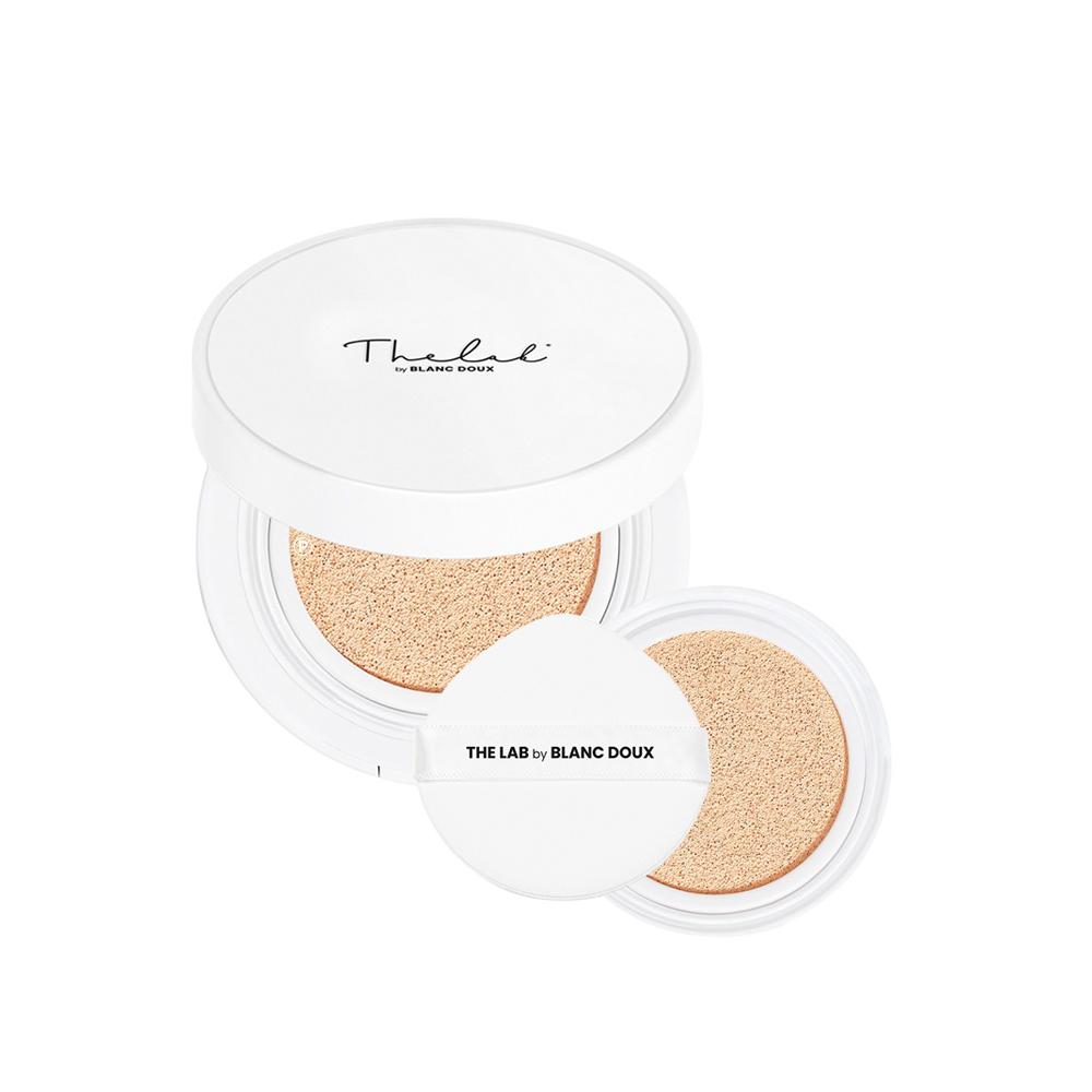 The Lab by Blanc Doux Oligo Hyaluronic Acid Healthy Cream Cushion Foundation 12g + Refill, No. 02 Beige, 4 Sets
