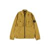 FW21 Logo Shirt Jacket Men Jackets Yellow 7515113WN-V0198