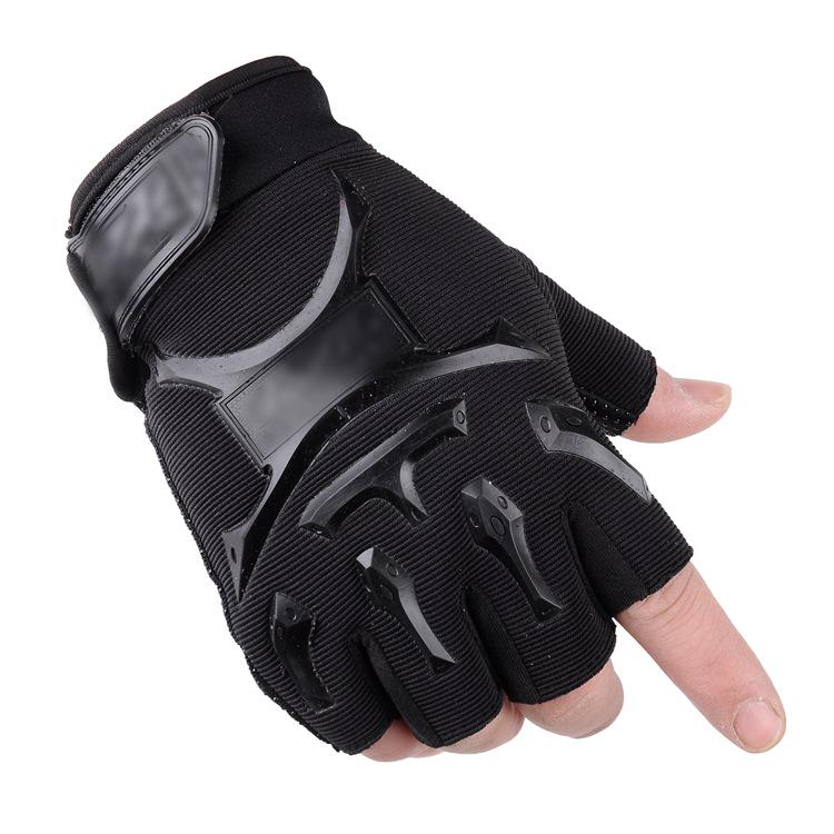 Men's Autumn Tactical Half-Finger Gloves for Outdoor Sports, Cycling, and Fitness