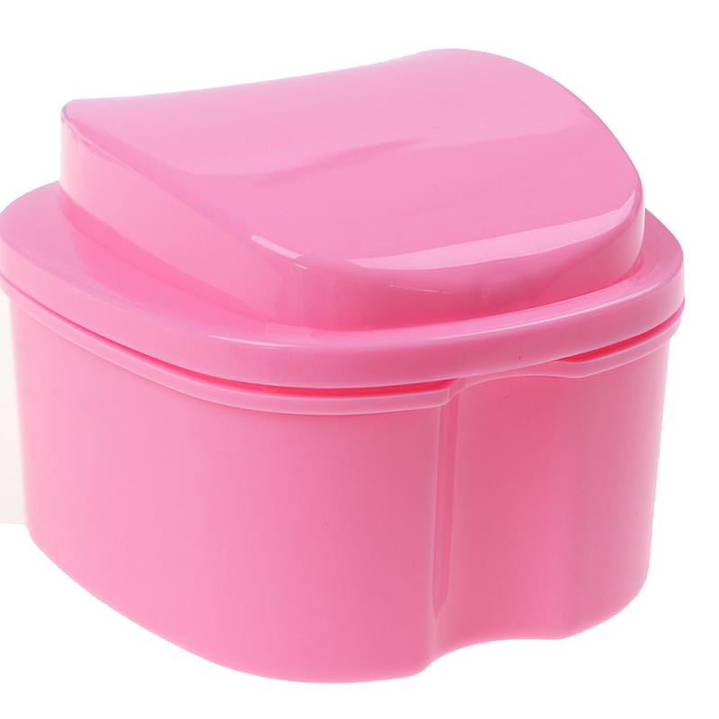 Коробка для зубных протезов и набор щеток для чистки фиксатора футляра для зубных протезов Щетка Зубная щетка