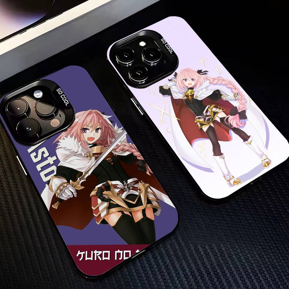 F-Fate A-Apocrypha A-Astolfo-faa-es Чехол для телефона для iPhone 17,16,15,14,13,12,11 Plus,Pro Max,XS,Разноцветный Серебристый Черный Чехол