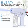 Портативный паровой пистолет Nano Steam Gun Hair Care Hydration Sprayer Hot Dyeing Care Blue Micro Mist Machine Spray Gun Hair Steamer Trigger