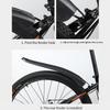 Mountain Bike Fender Set 26-29inch Screw Fixed Front/Rear Mud Guards Against Splashing Water and Dirt for MTB Mountain Road Bike