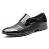 Новые мужские импортные деловые туфли из кожи, мужская повседневная обувь большого размера, мужские кожаные туфли большого размера с острым носком