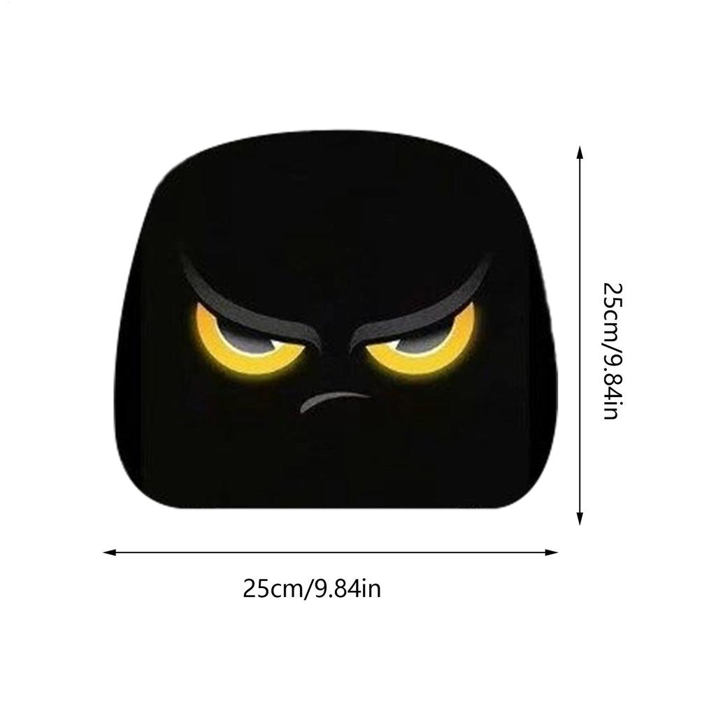 2 шт. Смешные мультяшные чехлы на подголовники автомобиля, Защита переднего сиденья для мужчин и женщин, Подарок на Хэллоуин и Рождество для водителей, автомобильные аксессуары