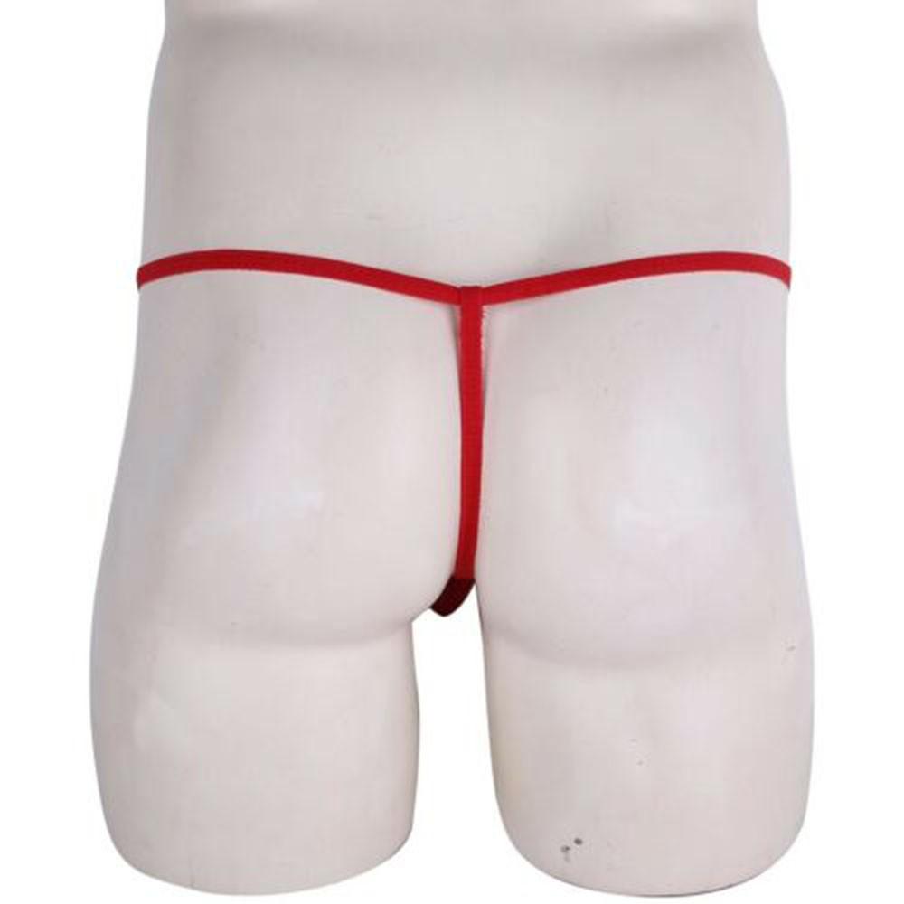 Сексуальные мужские трусы-бикини на спине, мягкий чехол, улучшающее нижнее белье G String