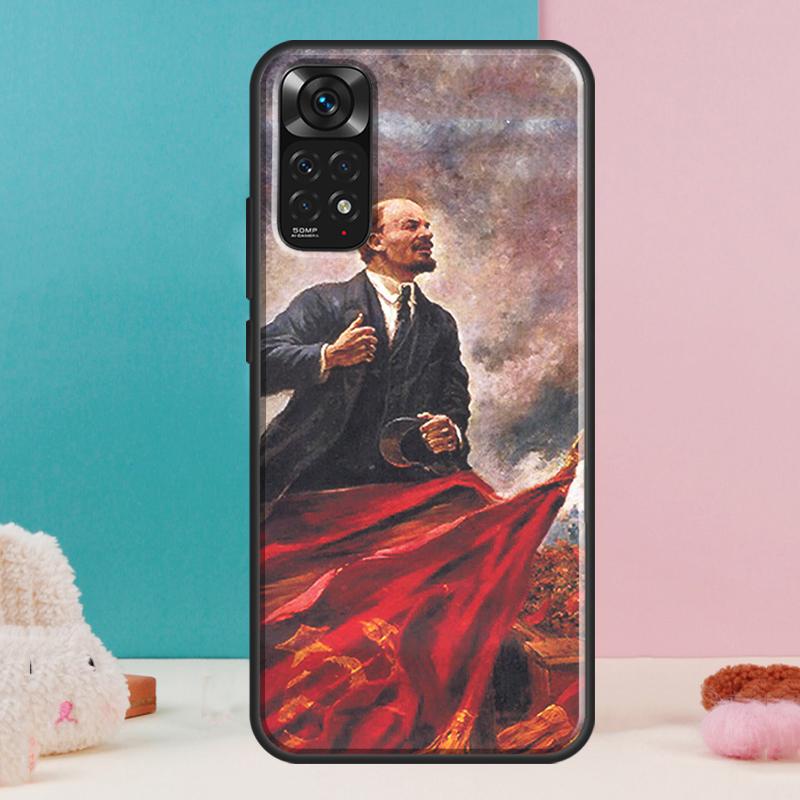 Чехол с флагом Советского Союза Ленина для Xiaomi Redmi Note 14 12 11 9 10 13 Pro 9S 10S 11S 12S Redmi 13C 10C 12C 14C