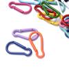 Safety Buckle Camping 45x24mm Making Jewelry Keychain Clip Carabiner Hook Key Ring D Carabiner