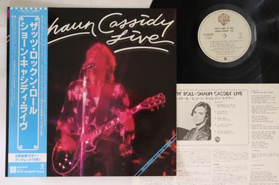 Виниловая пластинка SHAUN CASSIDY Live Thats Rock n Roll P10615W WARNER BROS 1979 Япония Obi Рок Б/у