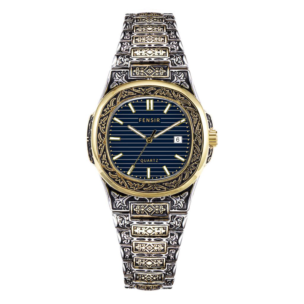 Роскошные мужские наручные часы Светящиеся Водонепроницаемые Дата Мужские часы Нержавеющая сталь Мужские кварцевые часы Повседневные мужские часы