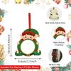 Bulk Set Christmas Photo Frame Hanging Rope DIY Pendant Decoration  For Dinner Party